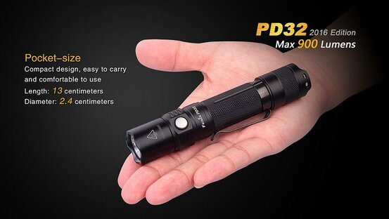 Taktická baterka Fenix PD32 X-PL (900lm)