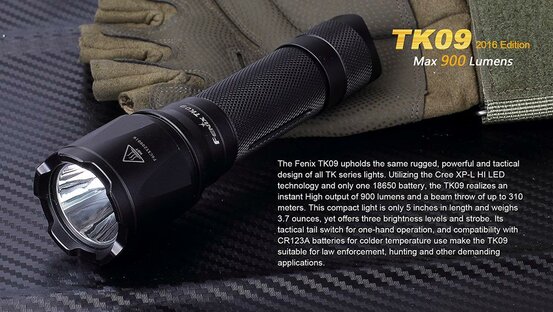 Taktická baterka Fenix TK09 XP-L