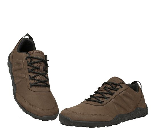 Barefoot kožené čierno-hnedé