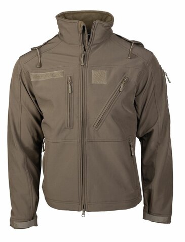 Bunda Mil-Tec SCU Softshell zelená