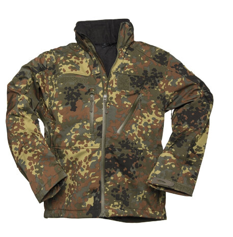 Bunda Mil-Tec SCU Softshell flecktarn