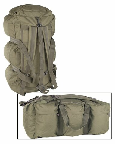 Ruksak-cestovná taška 2v1 Duffle Combat 98l olive