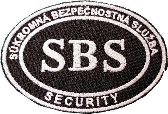 Nášivka SBS Security (90x60mm)