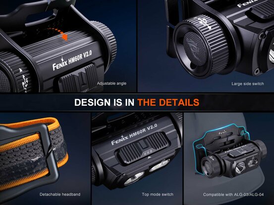 Čelovka HM60R V2.0 (1600lm)