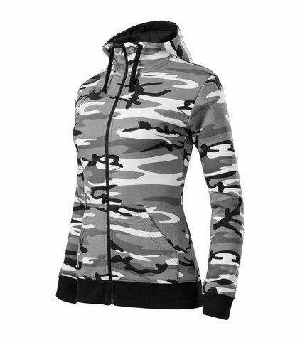 Mikina Camo Zipper dámska urban