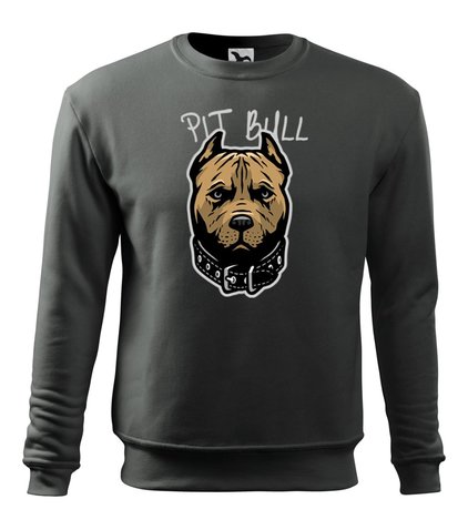Mikina Pit Bull caster grey