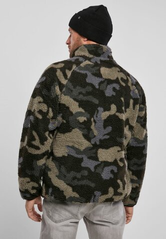 Mikina Brandit Teddyfleece dark camo