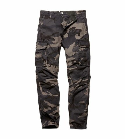 Nohavice Vintage Industries Reef Dark camo