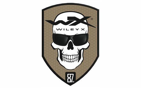 Patch WX Skull Glasses Tan