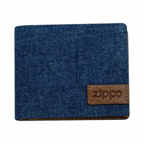 Peňaženka Zippo kožená denim 44158