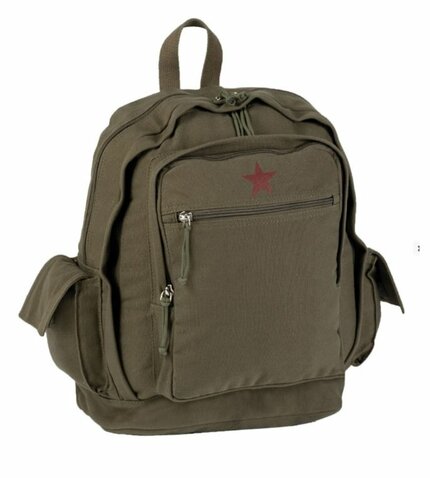 Ruksak Canvas 100% bavlna Red Star 25l olive