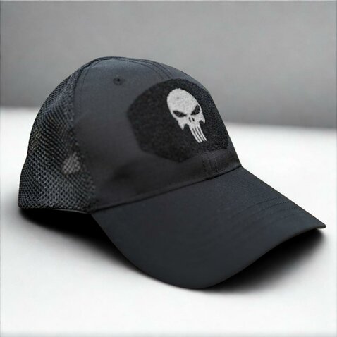 Šiltovka Tactical Skull čierna
