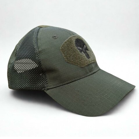 Šiltovka Tactical Skull olive