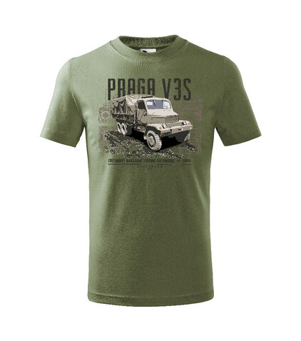 Tričko detské PRAGA V3S olive