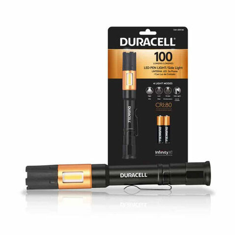 Baterka Duracell s bočným svetlom (100lm) +2ks AAA