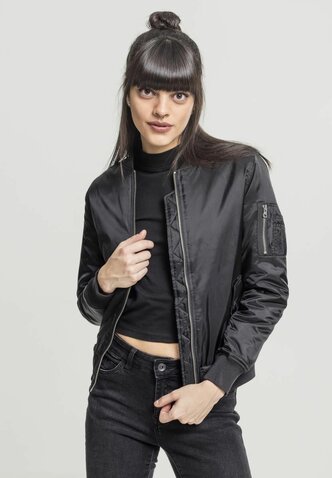 Dámska bombera Basic Urban Classic čierna