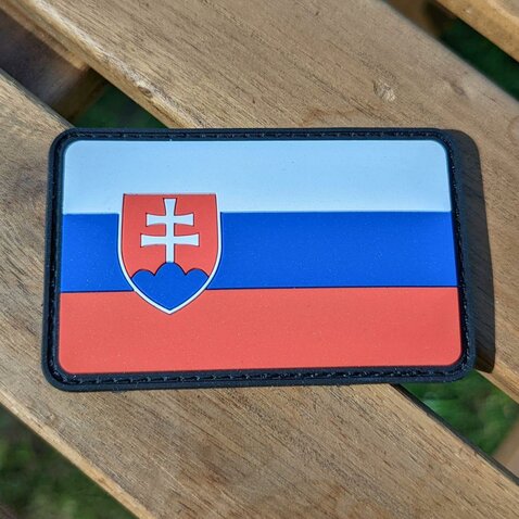 Patch Slovenská republika vlajka farebná