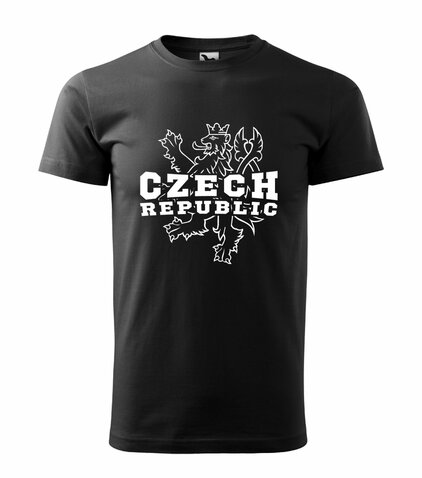 Tričko Czech Republic čierne