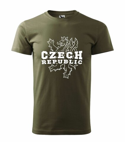 Tričko Czech Republic zelené
