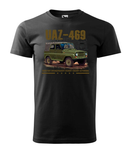 Tričko detské UAZ-469 čierne