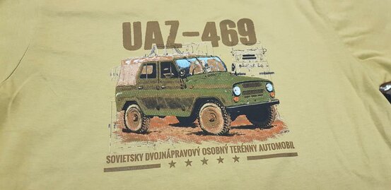 Tričko UAZ-469 púštne