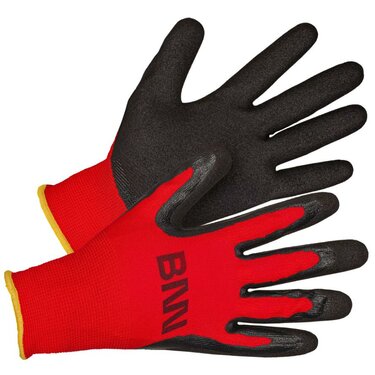 Pracovné rukavice Bennon Manos čierno/červené