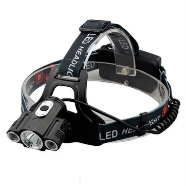 Čelovka s 3 LED cree svetlami XML-T6 nabíjateľná