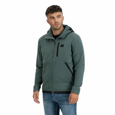 Flísová mikina Vintage Industries Vitor fir green