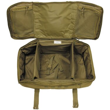 Ruksak a cestovná taška "travel" 2v1 48l coyote