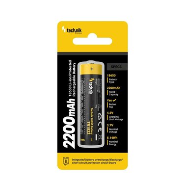Batéria Technik 18650 TR1822 2200mAh 3,7V B1 