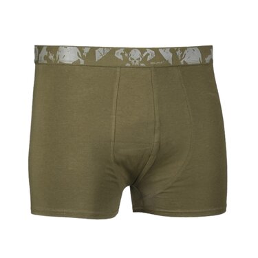 Boxerky Mil-tec Skulls olive 2x