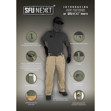 Nohavice HELIKON SFU NEXT Olive Drab