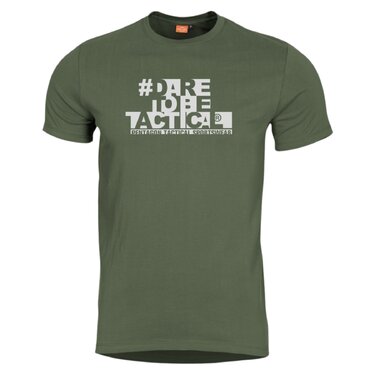 Tričko Pentagon Dare to be tactical olive