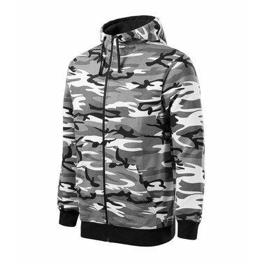 Mikina Camo Zipper urban