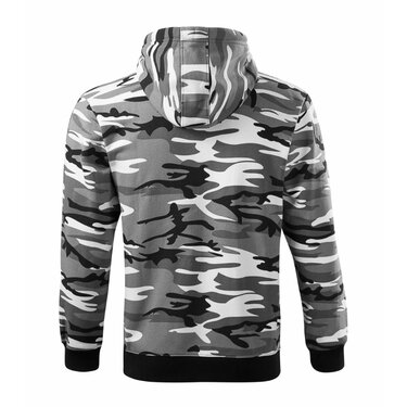 Mikina Camo Zipper urban