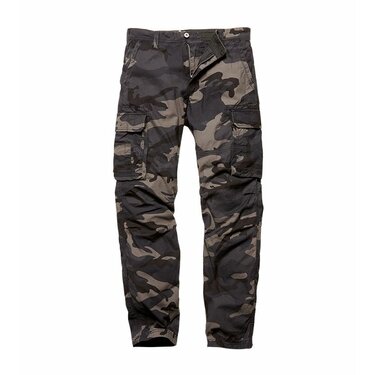 Nohavice Vintage Industries Reef Dark camo