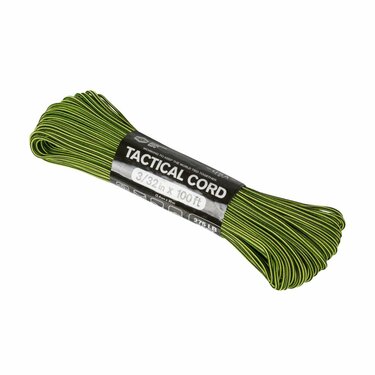 Paracord 275 Atwood 100ft Neon Yellow & čierne pásiky