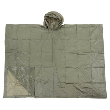 Pončo MFH Vinyl olive