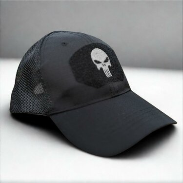 Šiltovka Tactical Skull čierna