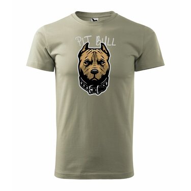 Tričko Pit Bull khaki