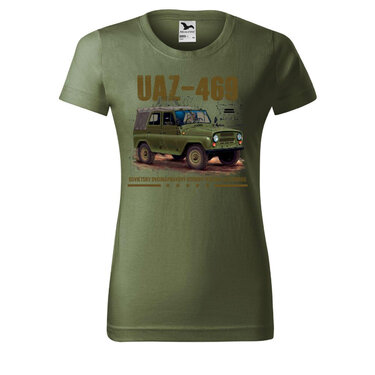 Tričko dámske UAZ-469 olive