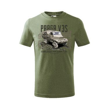 Tričko detské PRAGA V3S olive