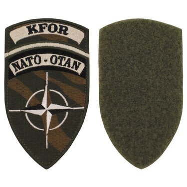 Nášivka originál NATO KFOR (Sily pre Kosovo) kamuf
