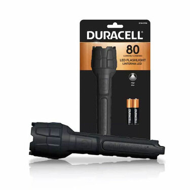 Pogumovaná baterka Duracell (80lm) +2ks AAA