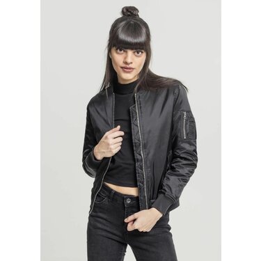 Dámska bombera Basic Urban Classic čierna