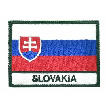 Nášivka vlajka Slovakia 70x50mm