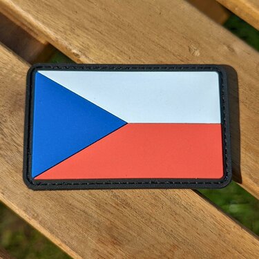 Patch Česká republika vlajka farebná