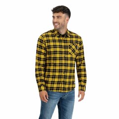 Flanelová košeľa Vintage Industries Riley Yellow Check