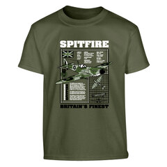 Detské tričko Spitfire Kombat UK olive