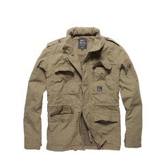 Bunda Vintage Cranford dark khaki hnedá